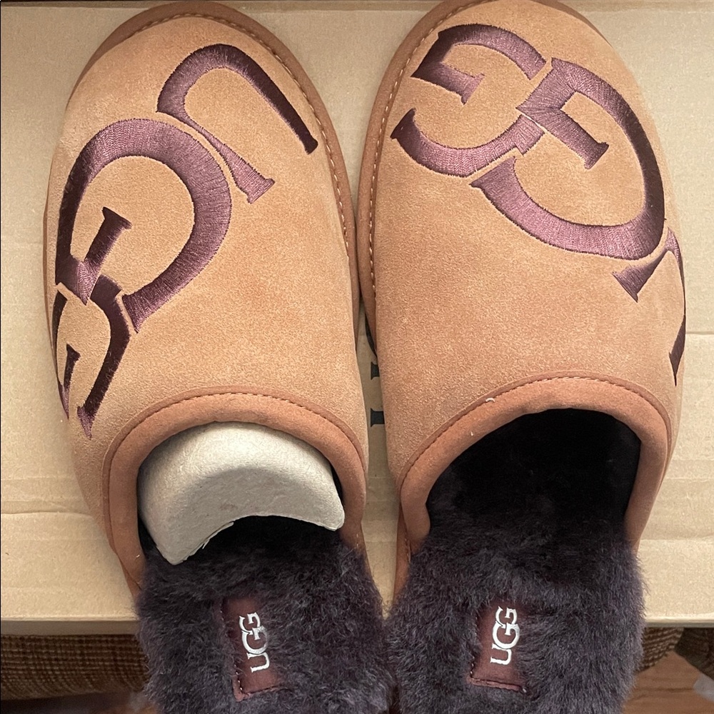 UGG Men's Tan Slip-On Loafers